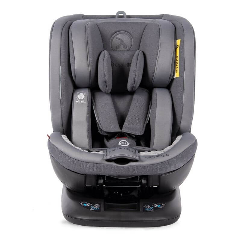 Κάθισμα Αυτοκινήτου Coletto Logos 360o Isofix 0-36Kg Dark Grey