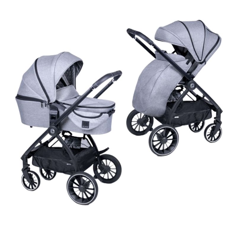 Πολυκαρότσι Coletto Zokky Nuvo 2 in 1 Grey