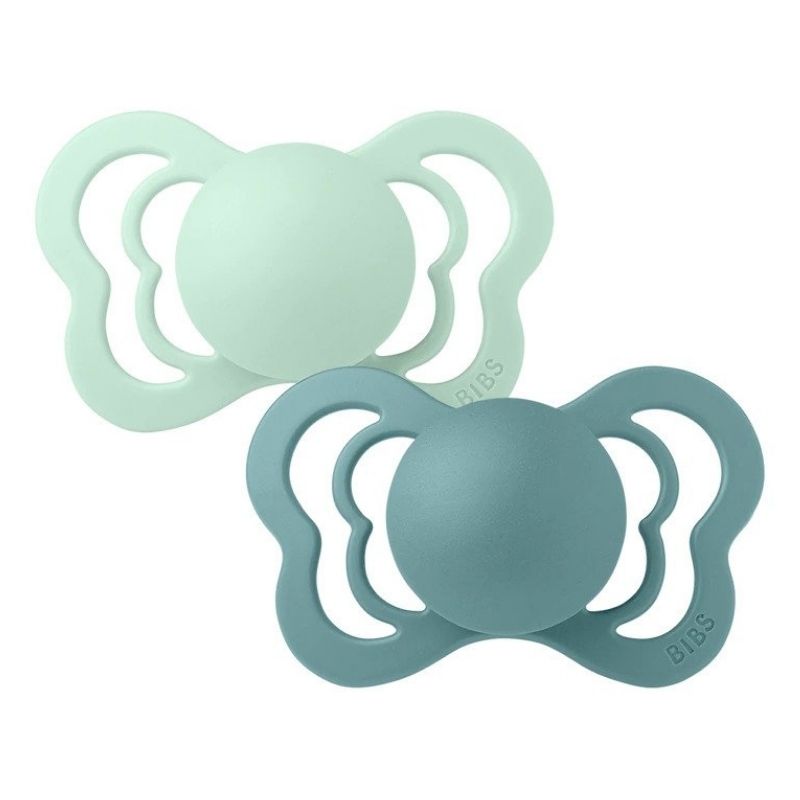 Πιπίλες BIBS Couture Silicone Nordic Mint Island One size 2 τμχ.