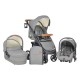 Πολυκαρότσι Bebe Stars Malibu 3 in 1 Grey