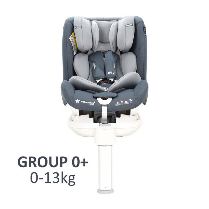 Κάθισμα Αυτοκινήτου Bebe Stars Apex 360° Isofix 0-36kg Black