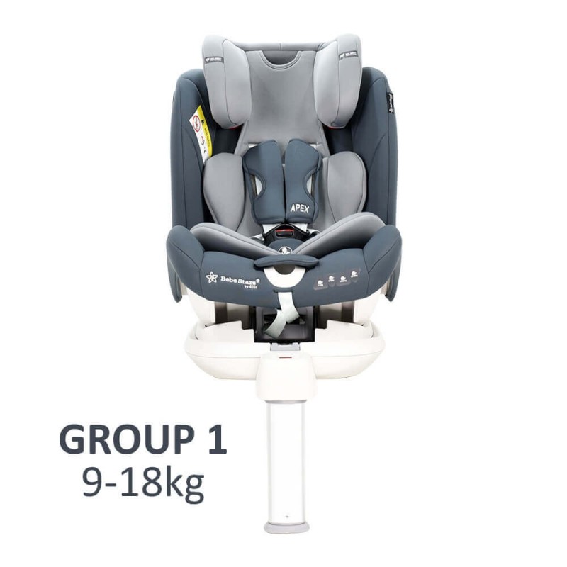 Κάθισμα Αυτοκινήτου Bebe Stars Apex 360° Isofix 0-36kg Black