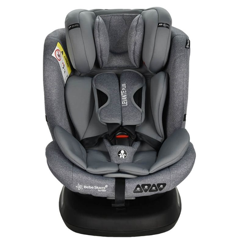 Κάθισμα Αυτοκινήτου Bebe Stars Levante Plus Isofix 360° Grey