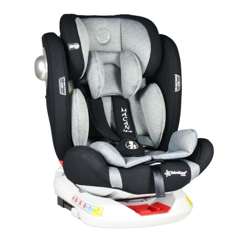 Κάθισμα αυτοκινήτου Bebe Stars Macan Isofix 360° 0-36kg Black 