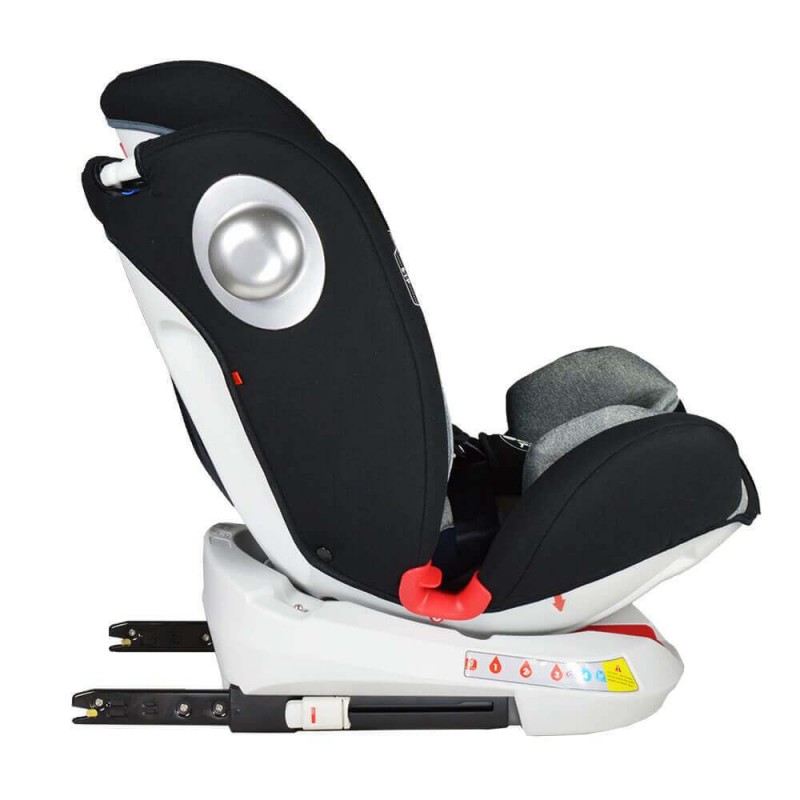 Κάθισμα αυτοκινήτου Bebe Stars Macan Isofix 360° 0-36kg Black 