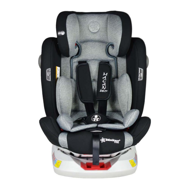 Κάθισμα αυτοκινήτου Bebe Stars Macan Isofix 360° 0-36kg Black 