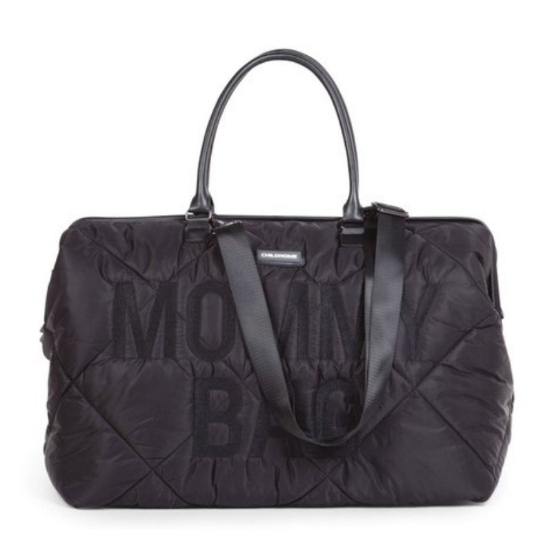 Τσάντα αλλαγής Childhome Mommy Bag Big Puffered Black