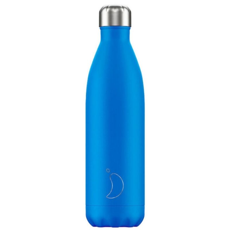 Θερμός Chilly's Neon Blue 750ml