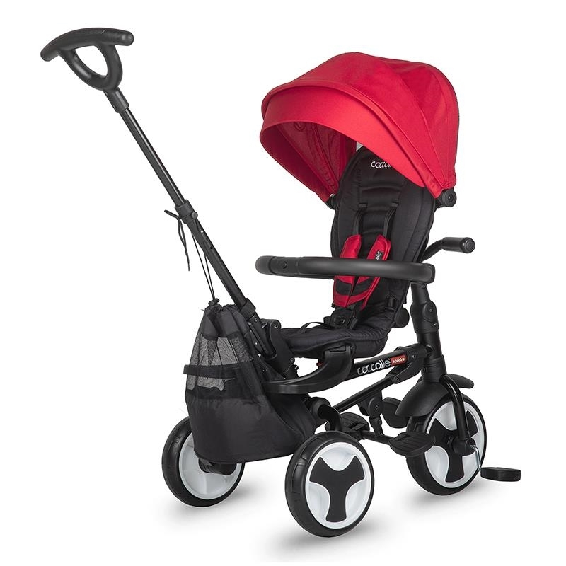 Τρίκυκλο Αναδιπλούμενο Ποδηλατάκι Smart Baby Coccolle Spectra Plus Chili Pepper