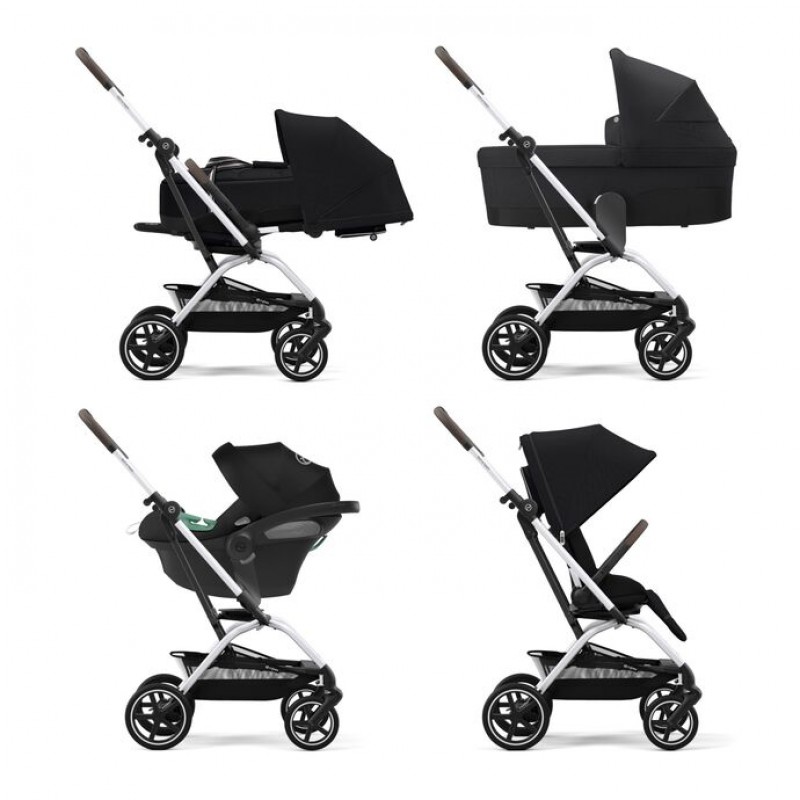 Καρότσι Cybex Eezy S Twist+2 SLV Moon Black