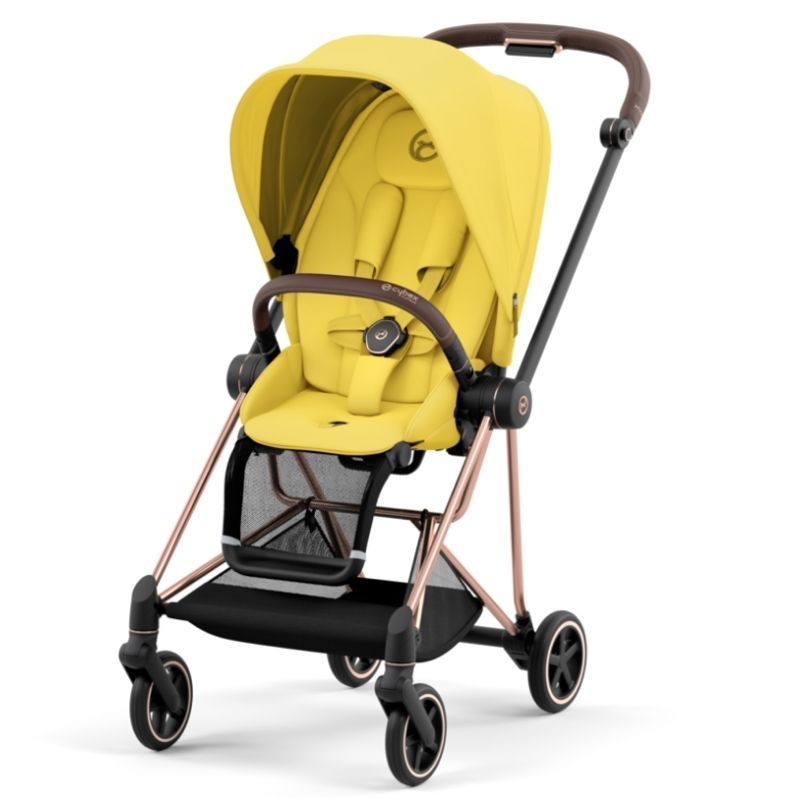 Βρεφικό Καρότσι Cybex Mios RoseGold Mustard Yellow