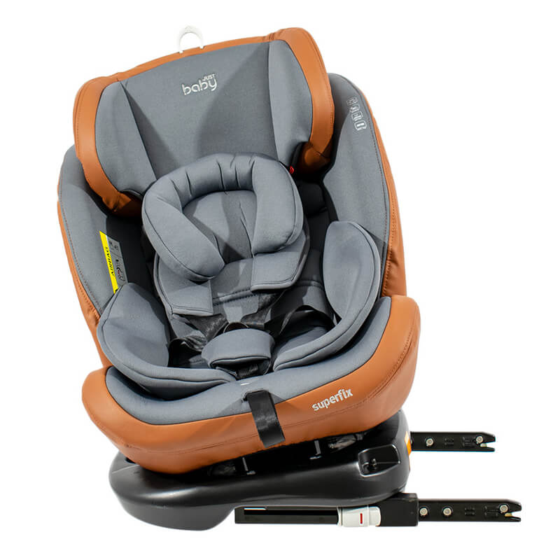 Κάθισμα Αυτοκινήτου just Baby Super Fix 360° 0-36kg Grey