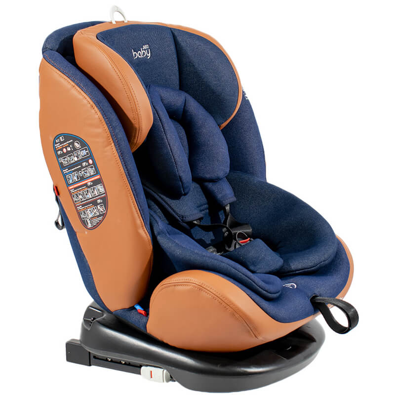 Κάθισμα Αυτοκινήτου just Baby Super Fix 360° 0-36kg Blue Jean