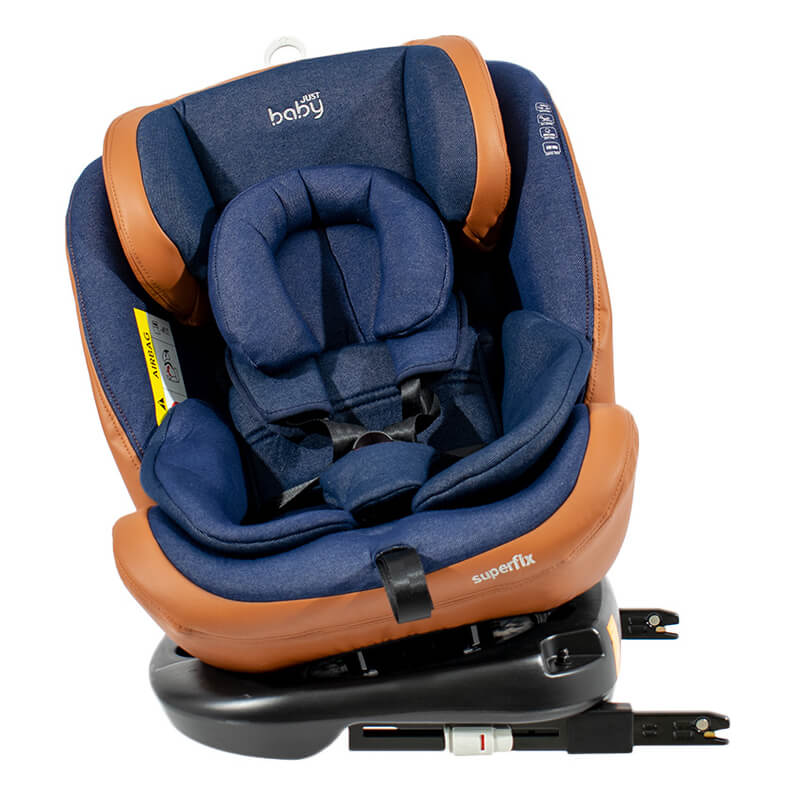 Κάθισμα Αυτοκινήτου just Baby Super Fix 360° 0-36kg Blue Jean