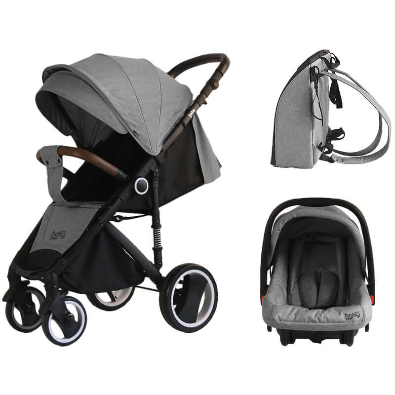 Πολυκαρότσι Just Baby Jole 2 in 1 Dark Grey