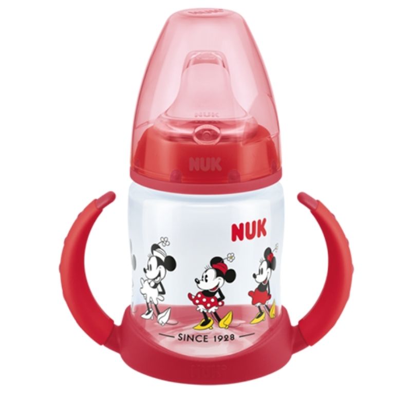 Μπιμπερό εκπαίδευσης NUK First Choice Disney Minnie 150ml με ρύγχος