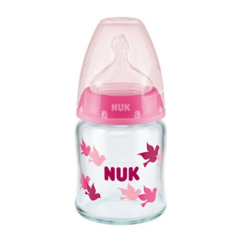 Μπιμπερό NUK First Choice Plus Birds (PP) 120ml με θηλή Silic