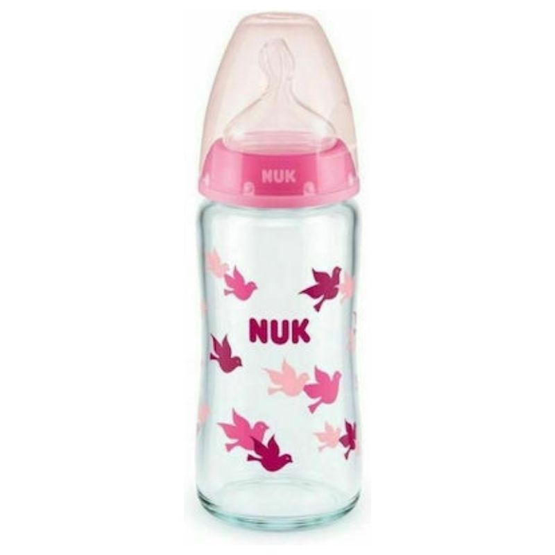 Μπιμπερό NUK First Choice Plus Birds (PP) 240ml με θηλή Silic