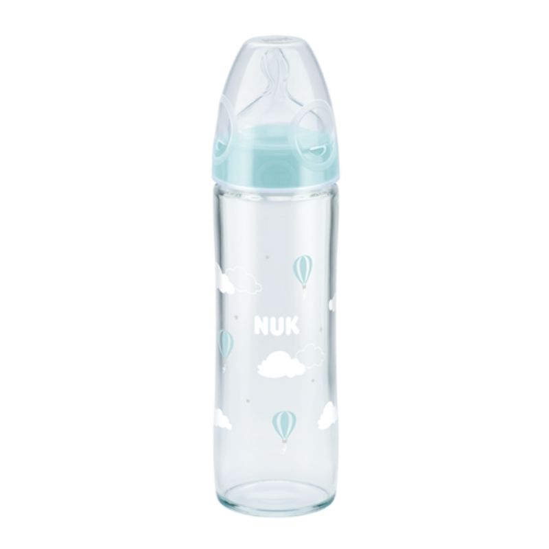 Μπιμπερό Γυάλινο Nuk First Choice+ Classic Mint 240ml