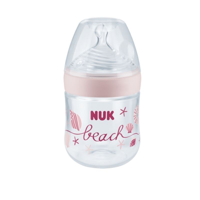 Μπιμπερό NUK Nature Sense 150ml Beach Edition Pink