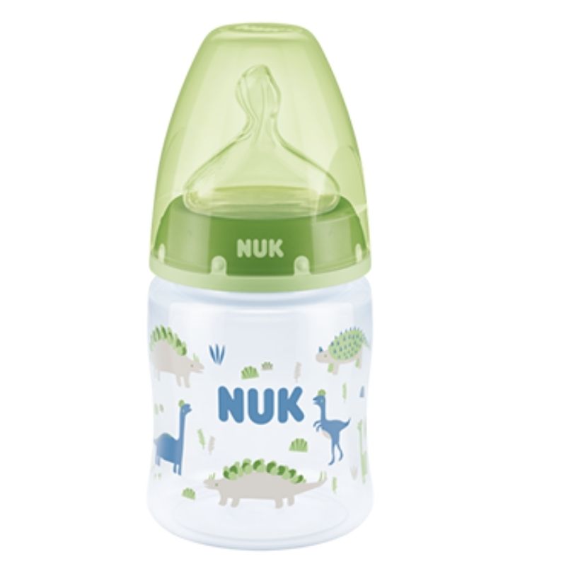 Μπιμπερό πολυπροπυλενίου (PP) NUK First Choice Plus 150ml με θηλή Silic Green