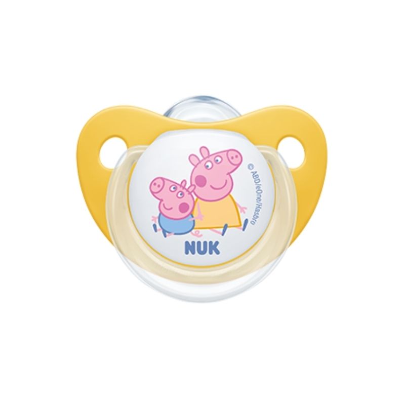 Πιπίλα NUK Trendline Peppa Pig 6-18m Yellow