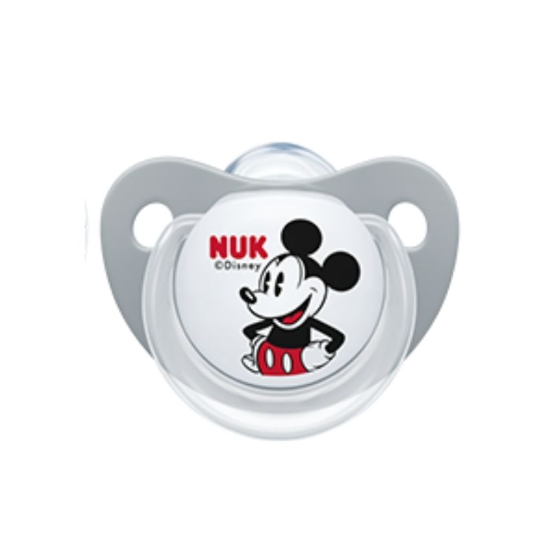 Πιπίλα NUK Trendline Disney Silic 0-6m Mickey Grey