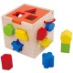 Ξύλινος Κύβος - Σφηνώματα Tooky Toy TKA977 Shape Sorter