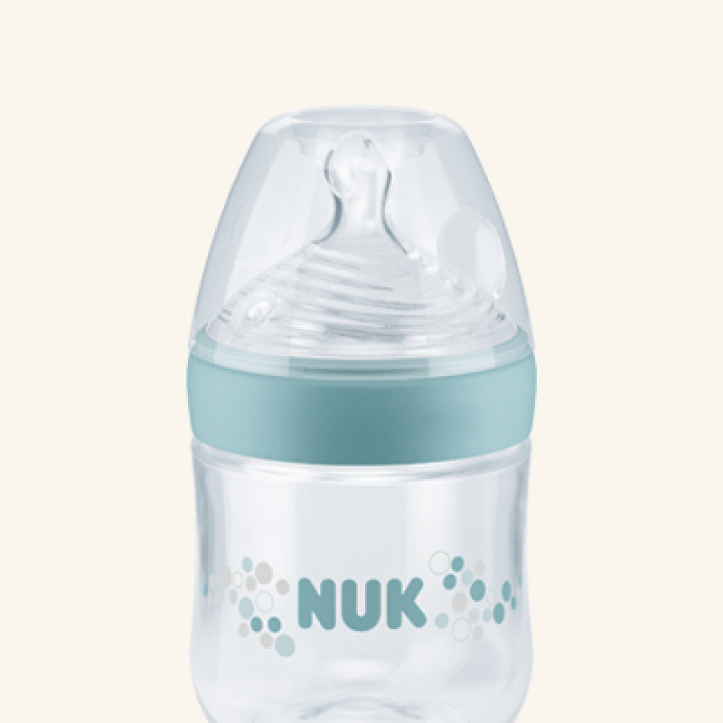 Μπιμπερό NUK Nature Sense 150ml με θηλή Πράσινο