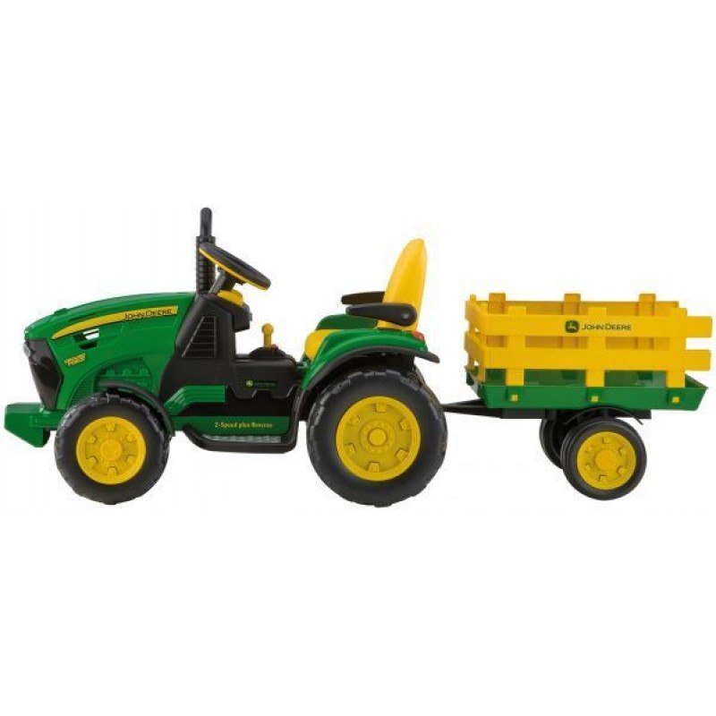 Ηλεκτροκίνητο Peg Perego Jonh Deere Ground Force 12V with Trailer